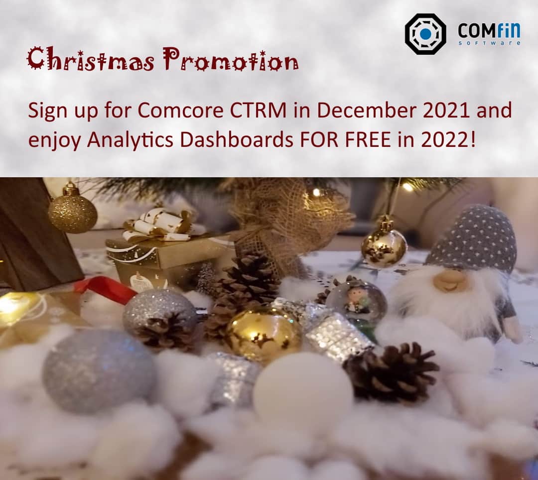 Christmas decoration and promotional text