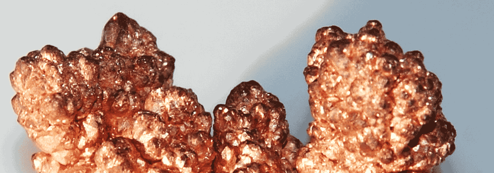 Copper ore for illustration purposes